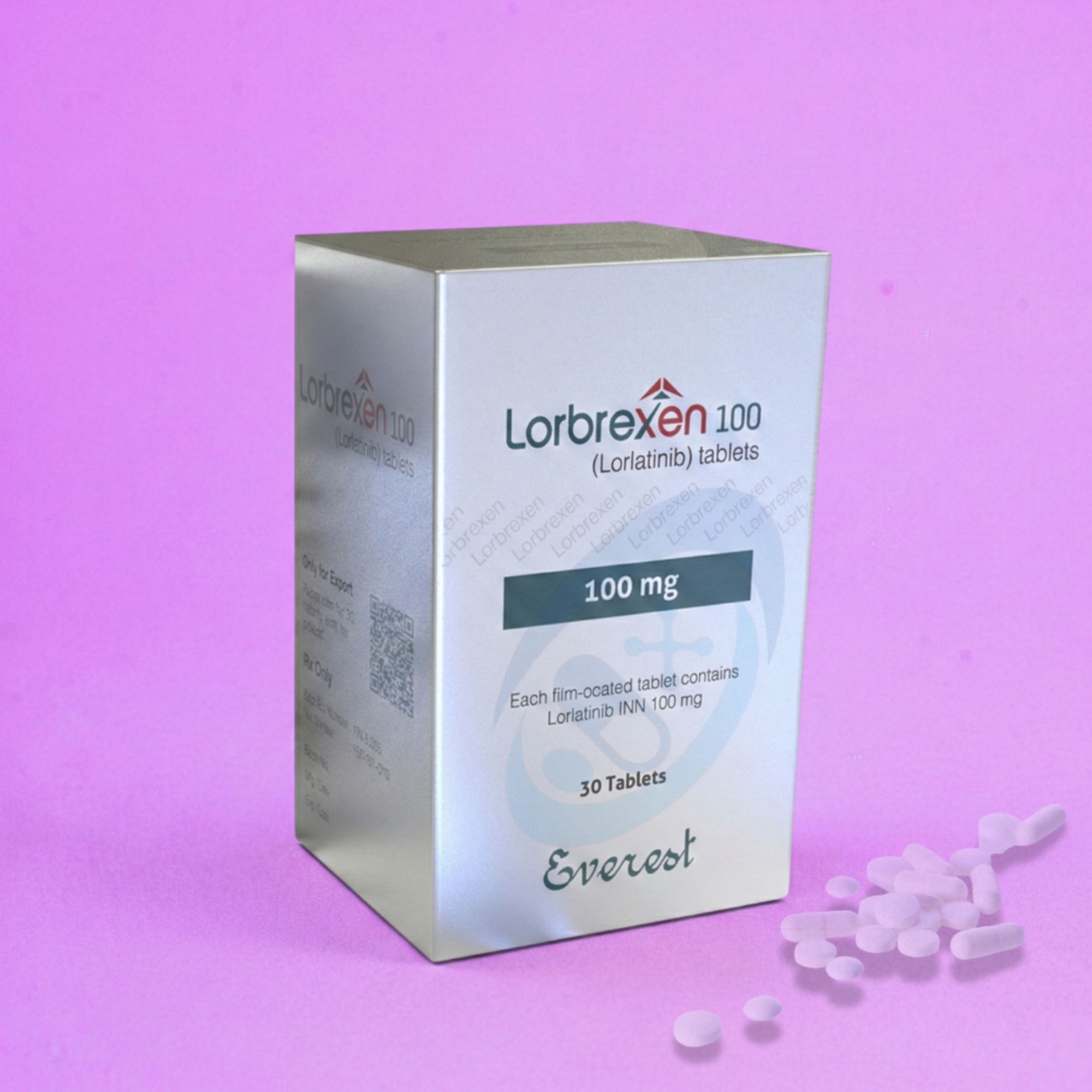 Lorbrexen 100 mg (Lorlatinib) Tablets